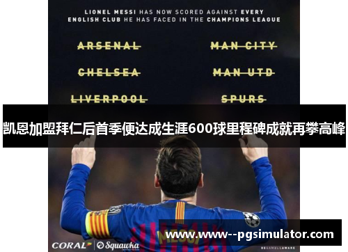 凯恩加盟拜仁后首季便达成生涯600球里程碑成就再攀高峰